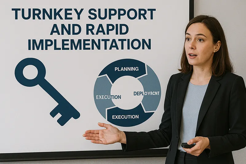 Turnkey Support & Fast Implementation
