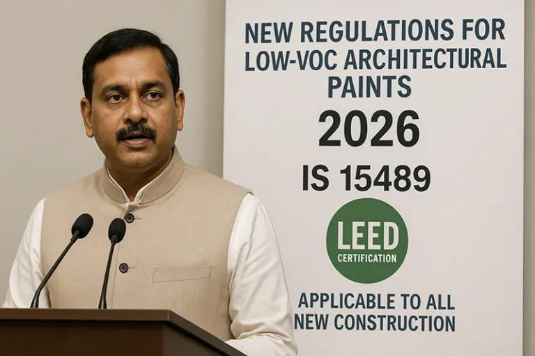 Indian Government Proposes Mandatory Use of Low-VOC Certified Materials for New Projects-3