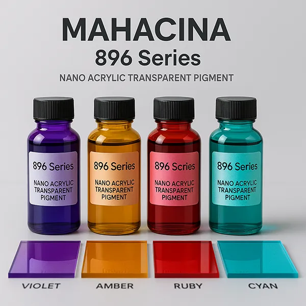Oil based acrylic acid nano transparent color paste 896 series (2)