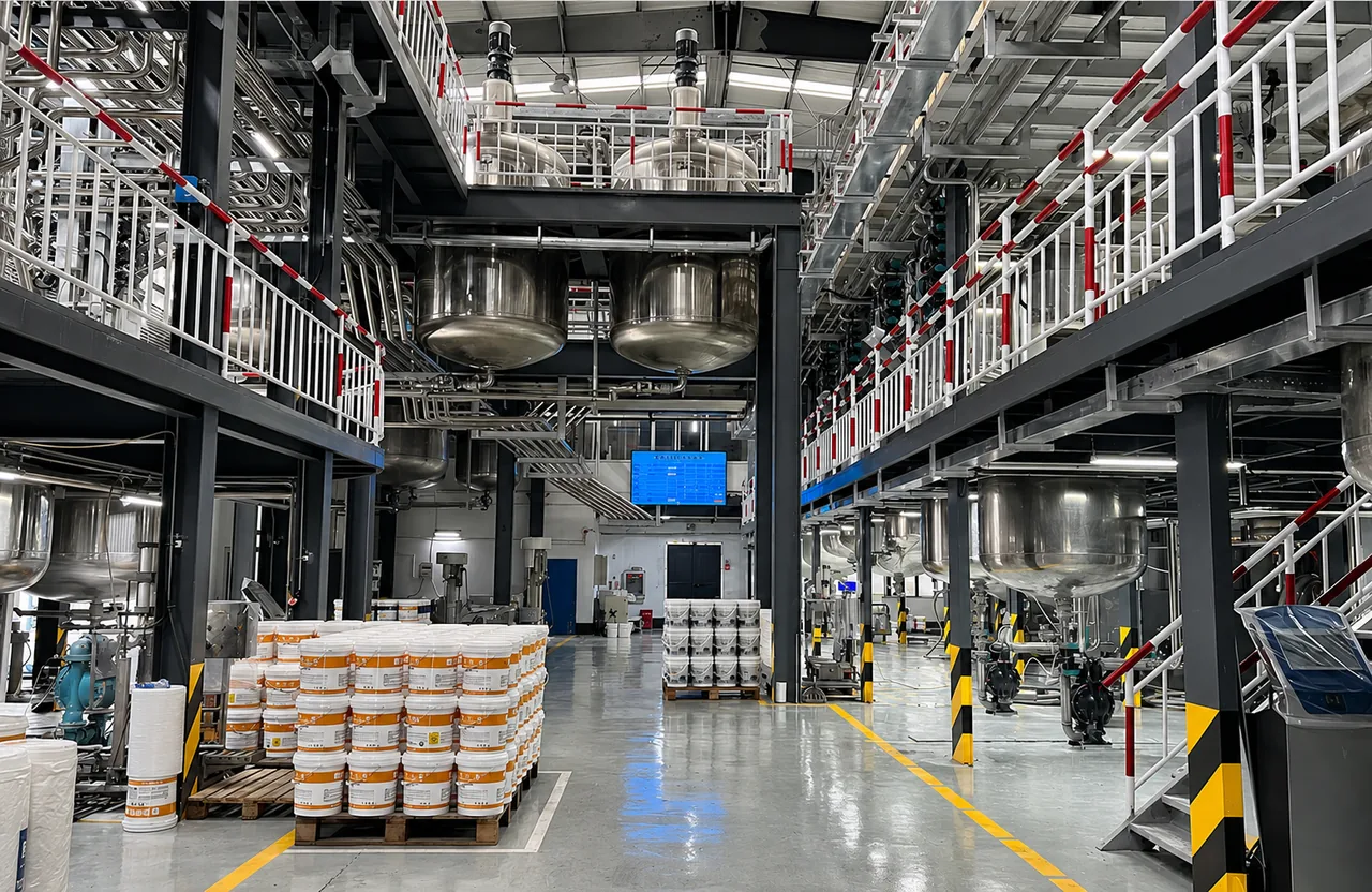 Automated coatings tinting line